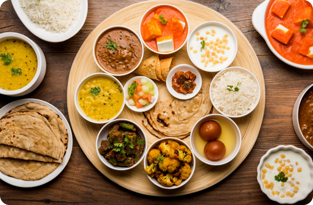 Crisp masala dosa with chutneys
